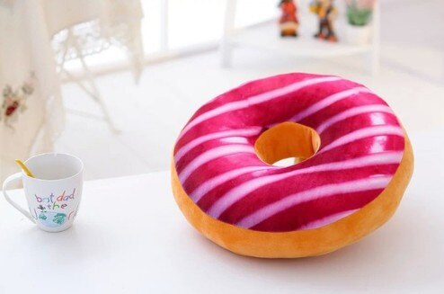 kawaii donut cushion