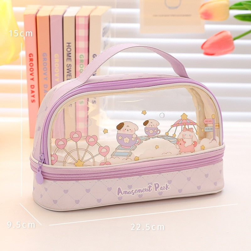 transparent pencil case