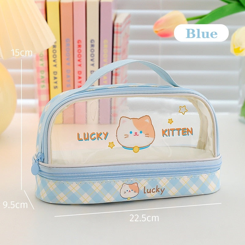 transparent pencil case