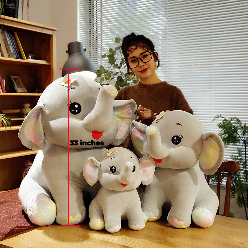 elephant plush pillow