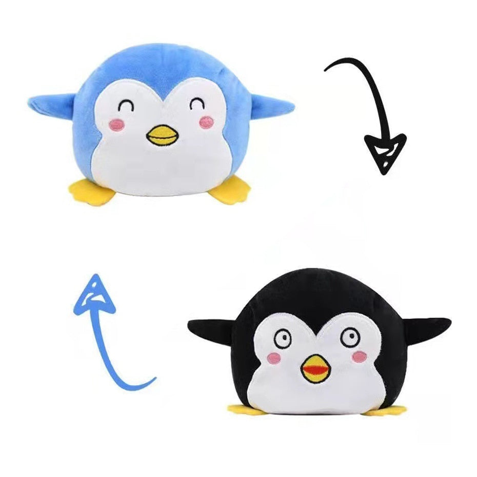 reversible cat plush