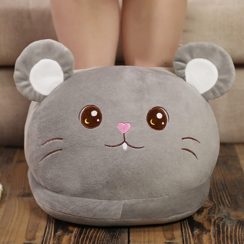 Kawaii Big Feet Warm Slippers