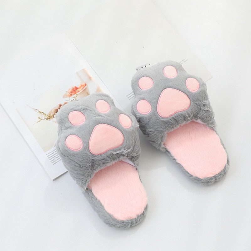 Kawaii Cat Claw Slippers