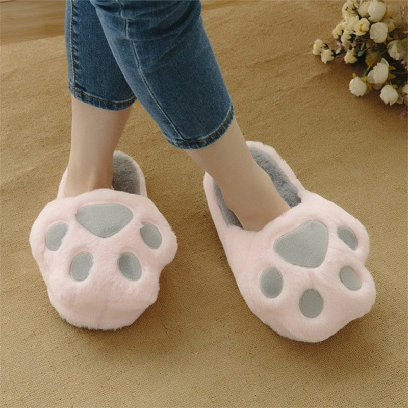 Kawaii Cat Claw Slippers