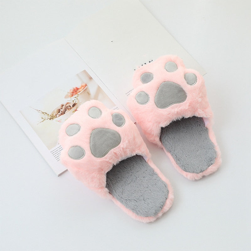 Kawaii Cat Claw Slippers