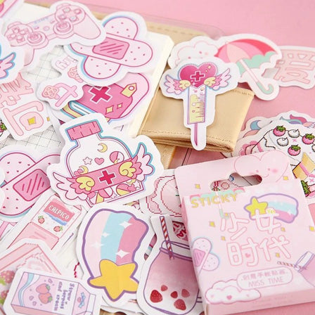 Kawaii Planner & Diary Stickers (46 pc)