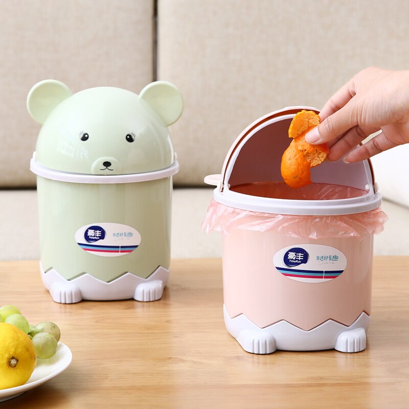 cute trash/garbage can