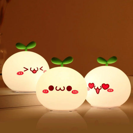 Radish Night Light Kawaii Amai