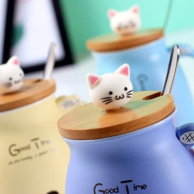 Kitten Coffee Ceramic Mugs