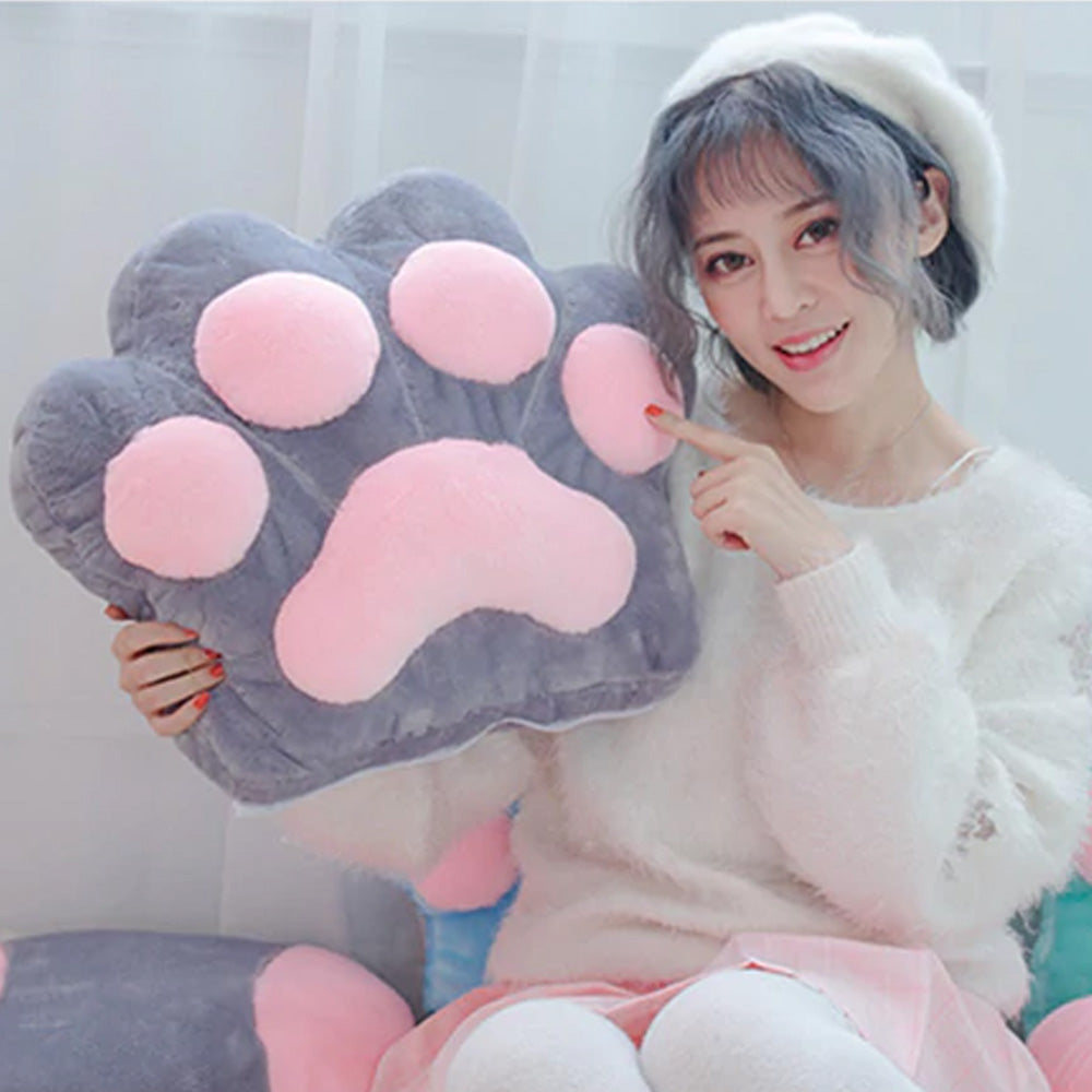 Kawaii Cat Paw Cushion (Pair)